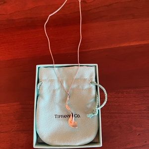Tiffany & Co Orchid Twist drop pendant necklace